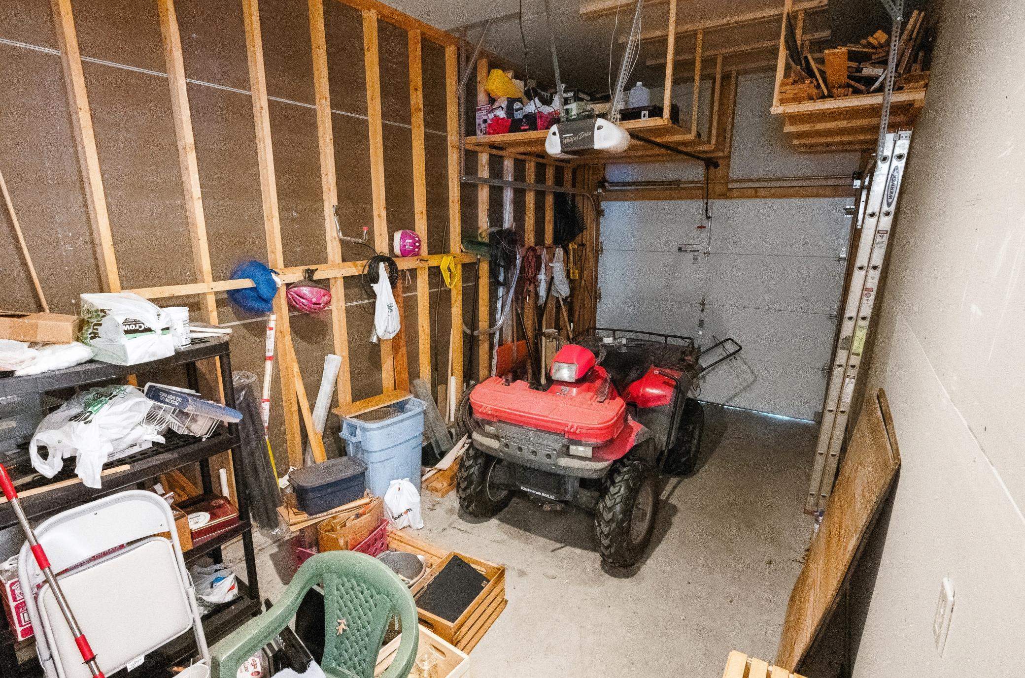 Unit A garage