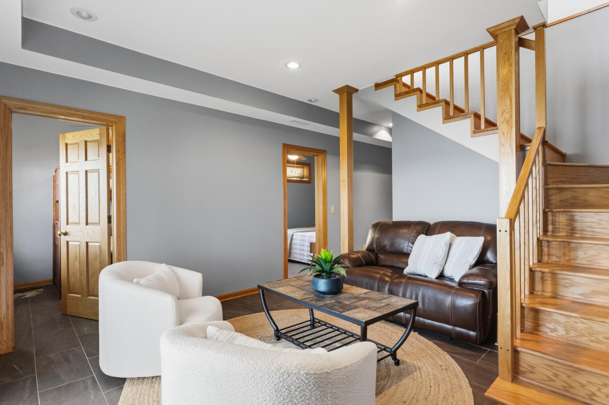 Unit B-Family room