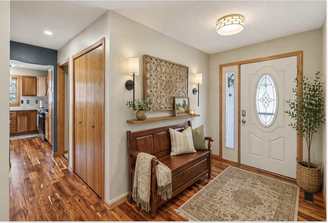 Welcoming entryway