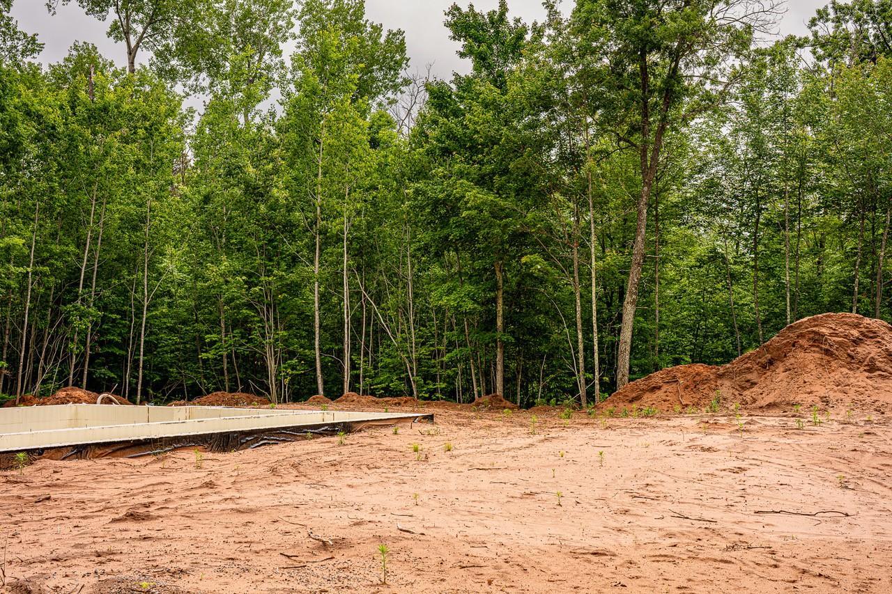 Front foundation facing South.