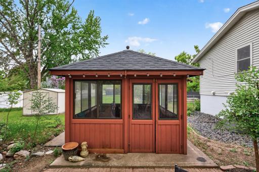Enjoy chilly days, rainy evenings or turn into a He/She shed