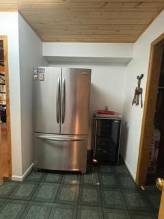 extra fridge and wine cooler