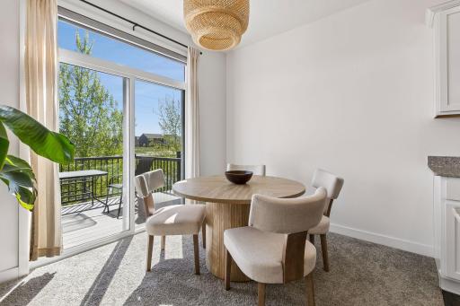 Sneak preview of the deck/balcony that is off your main level!