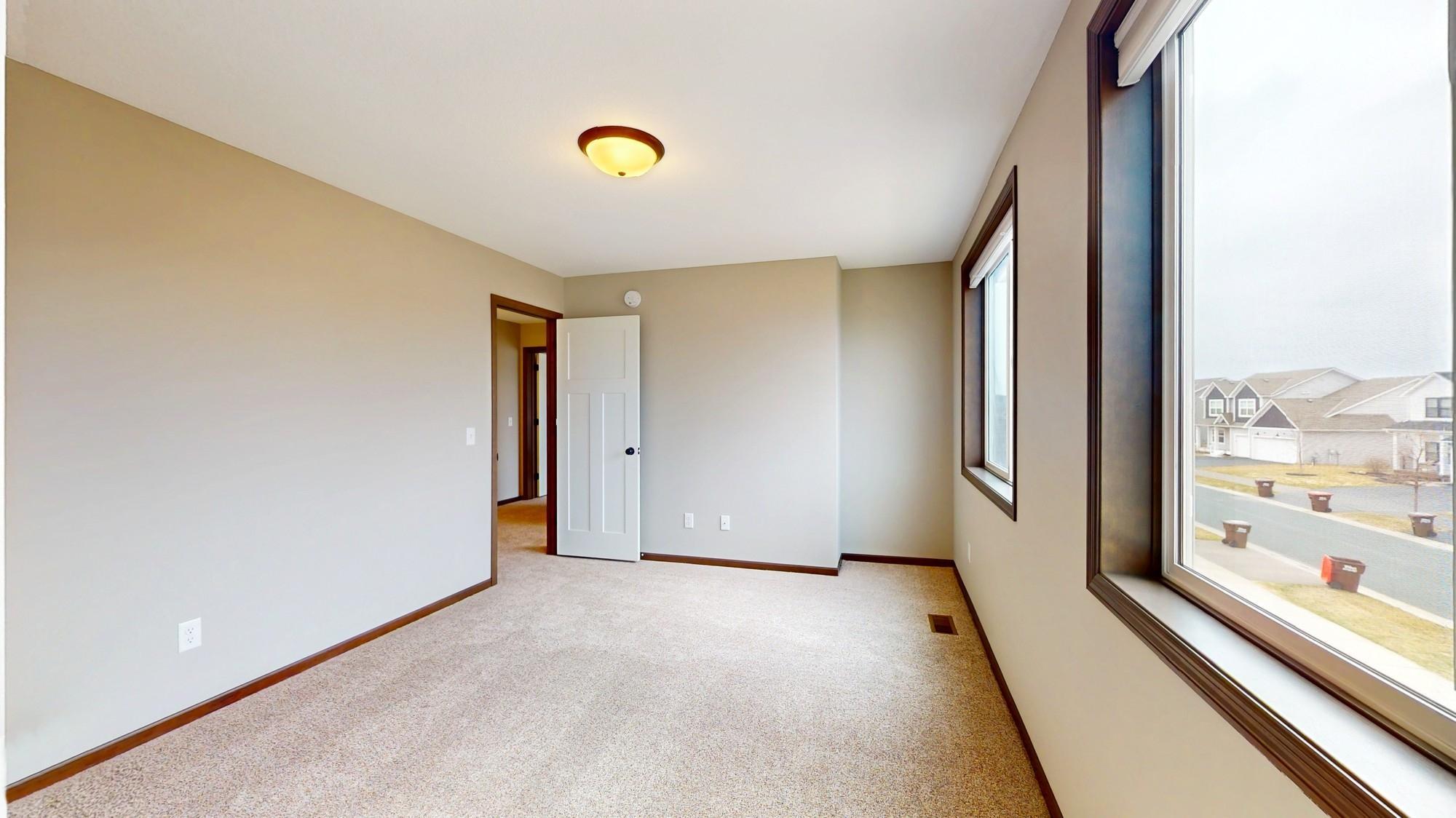 Another view of 2nd bedroom with new carpet