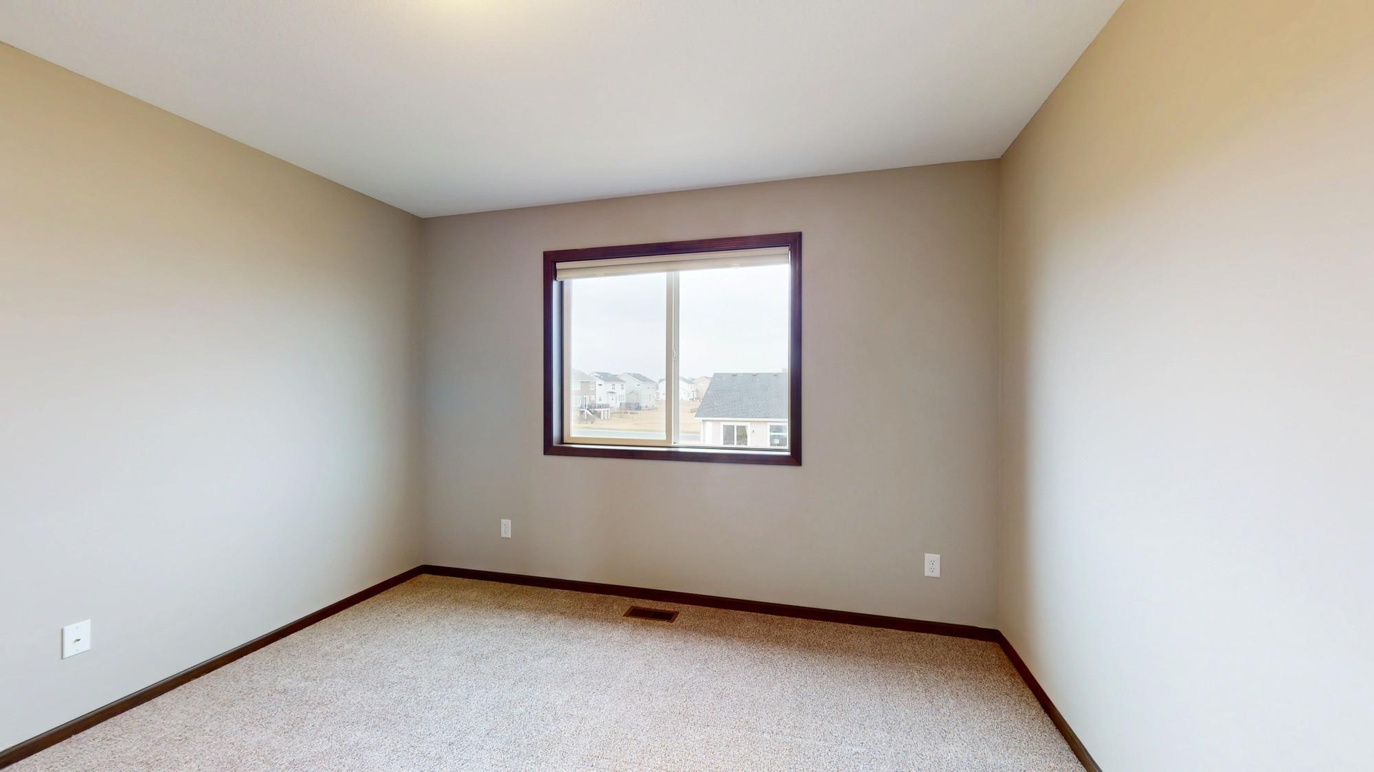Another view of 4th bedroom with new carpet