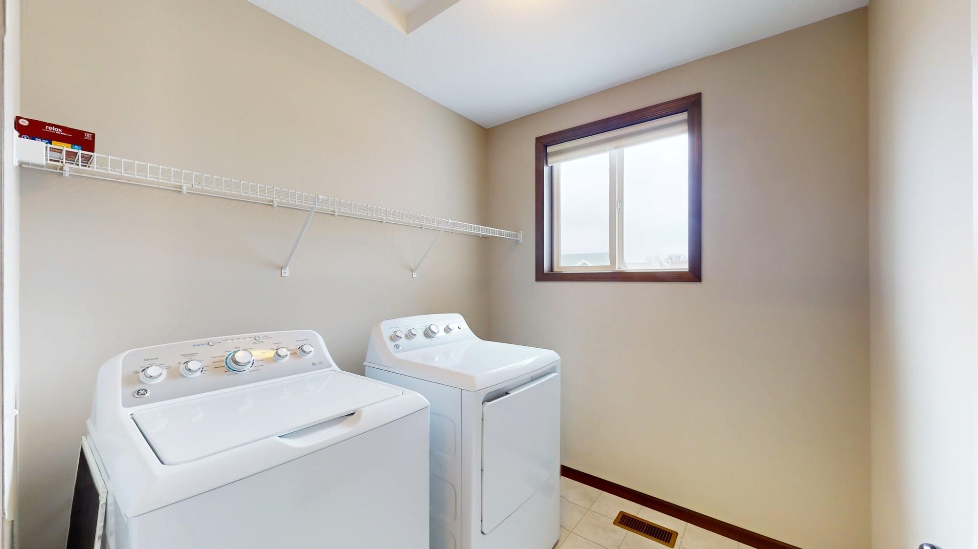 Upstairs laundry