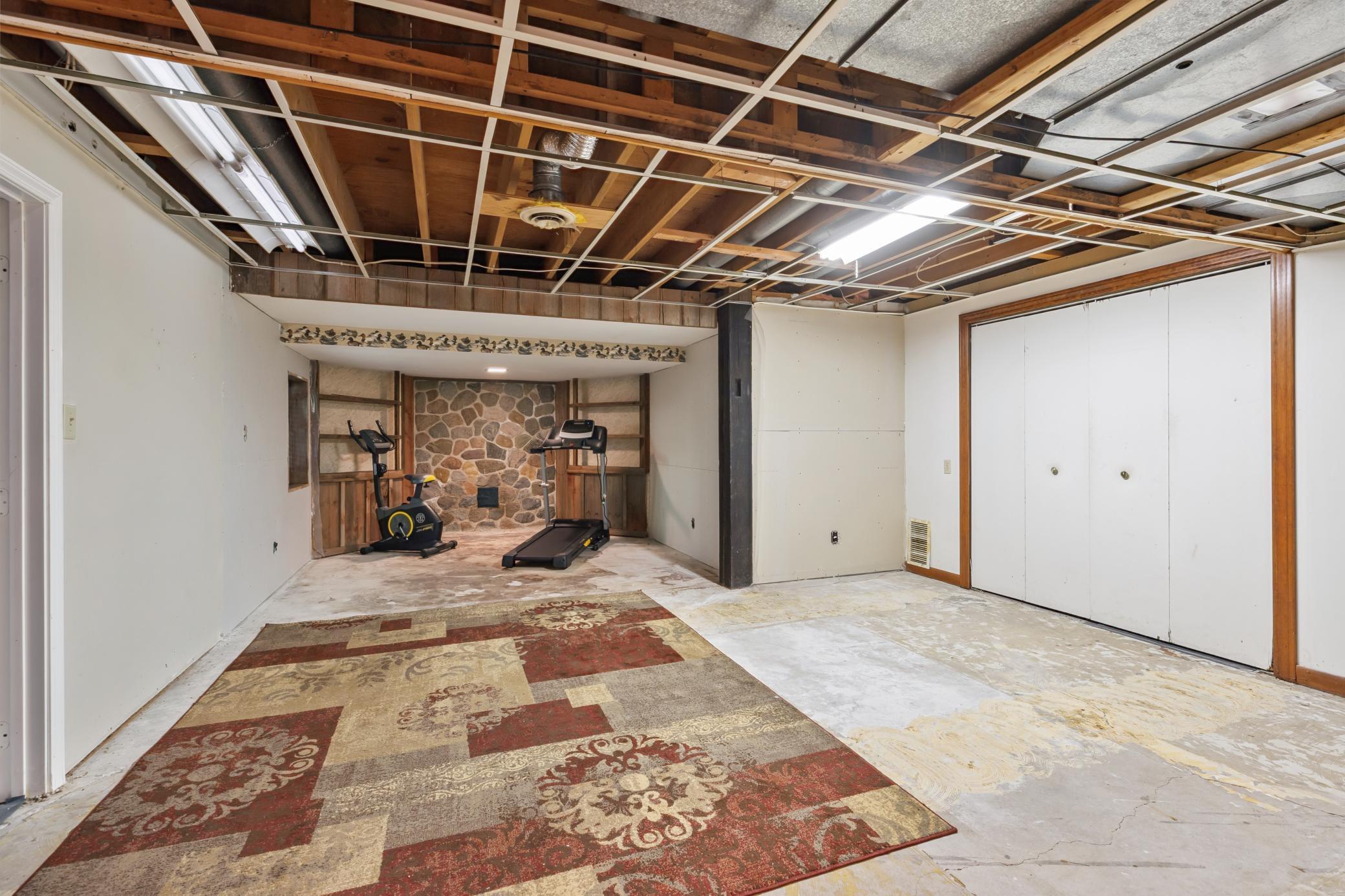 Basement waiting for your finishing touches