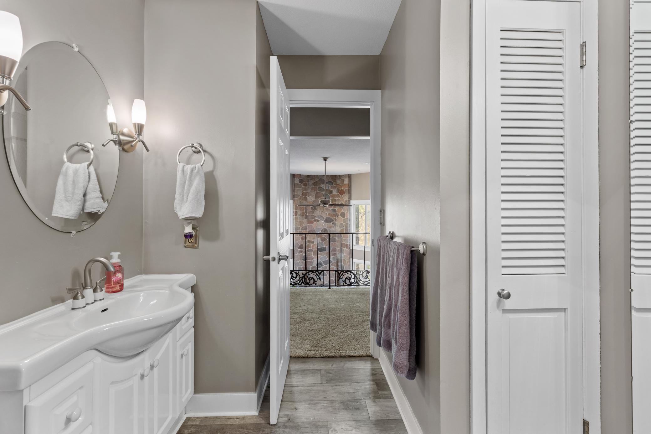 Upstairs full bath