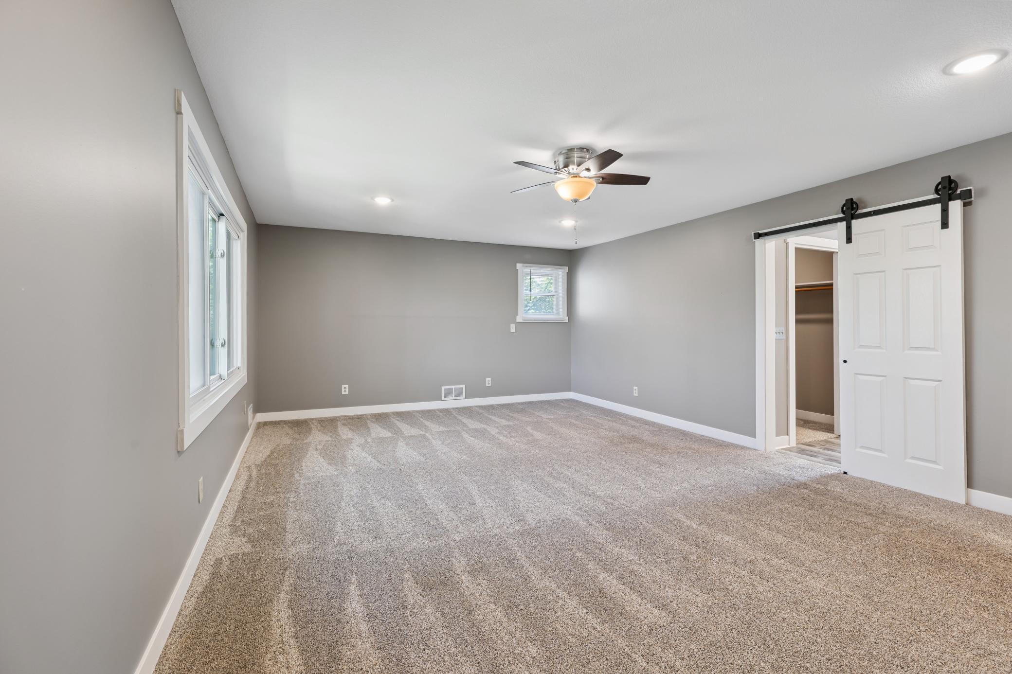 Two walk-in closets