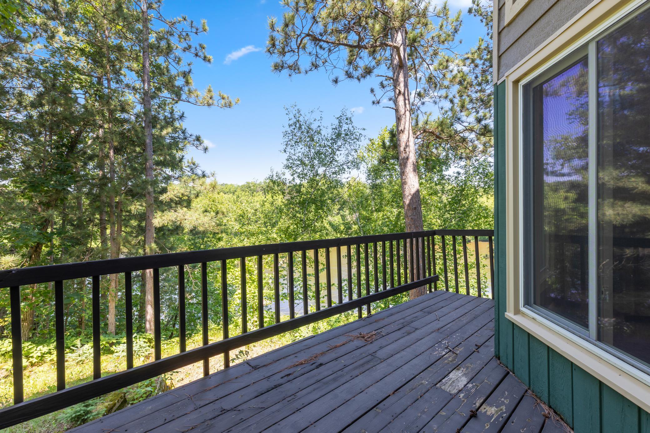 Deck off bedroom/office