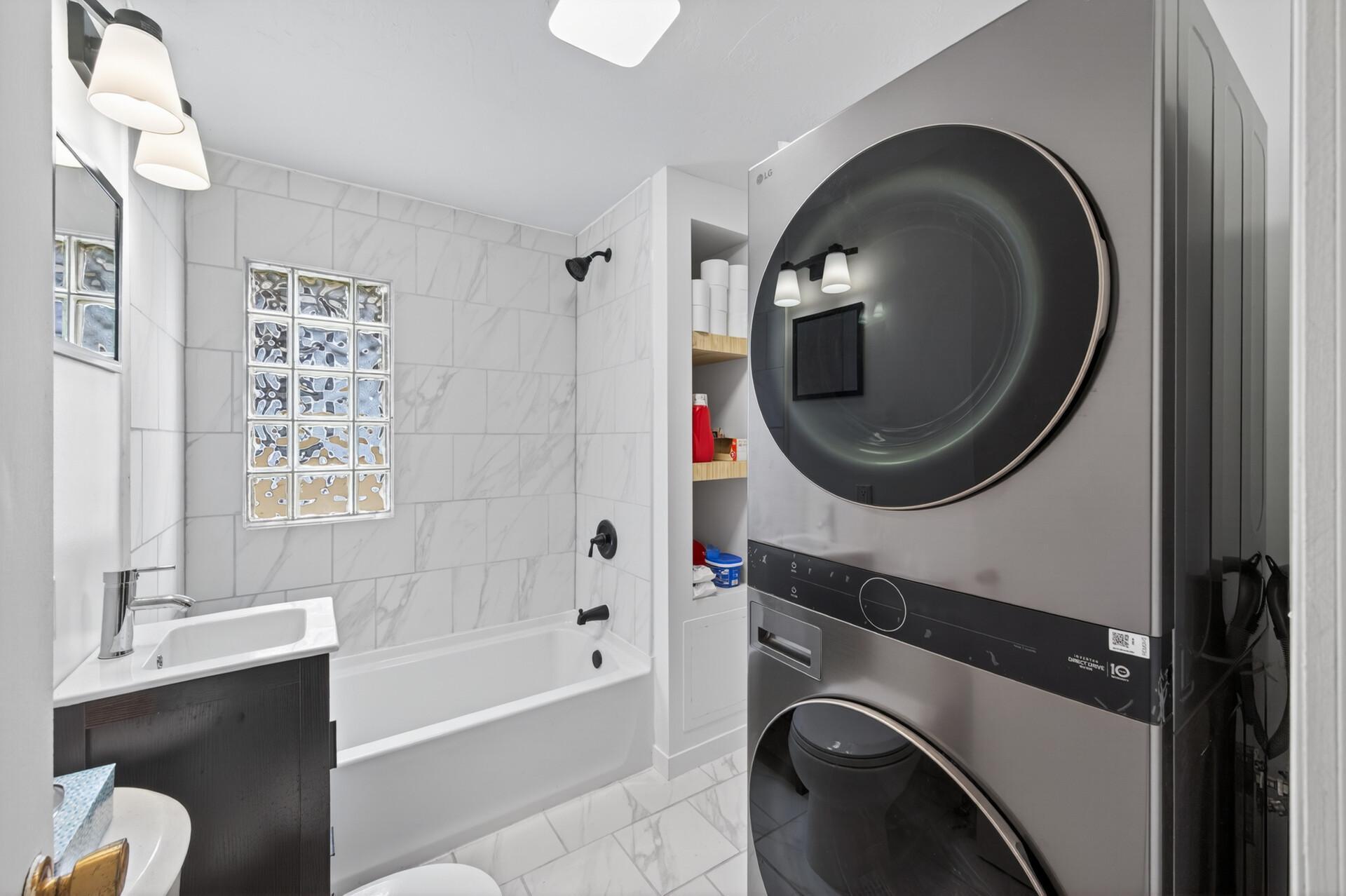 Newly remodeled bathroom-main floor
