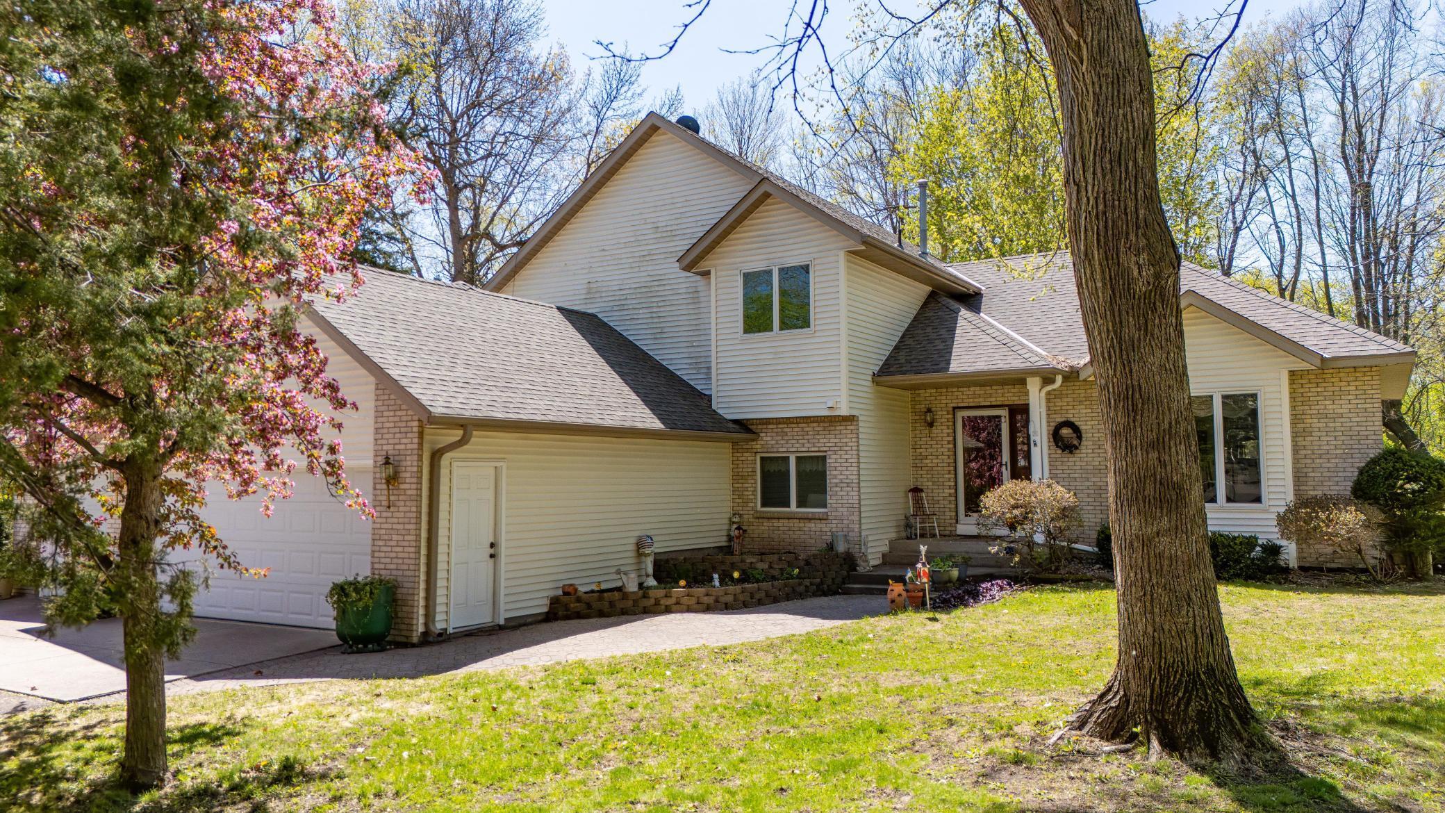 Beautiful two-story home With over 2400 finished square feet, 3 bedrooms, 3 bathrooms and two wonderful family room spaces. One of them includes a gas fireplace. All new siding and a new roof in 2001