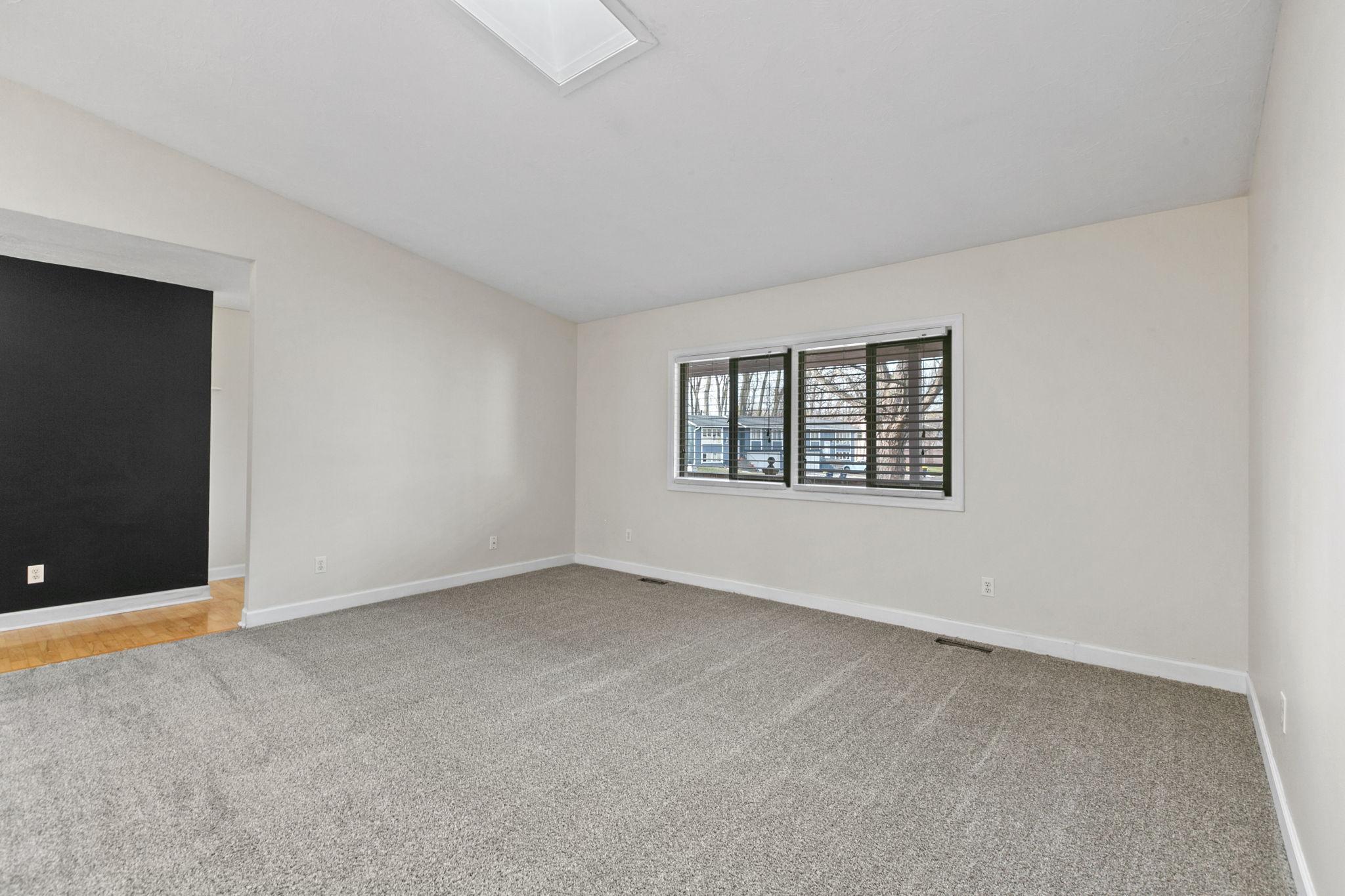 New carpet throughout the entire house.