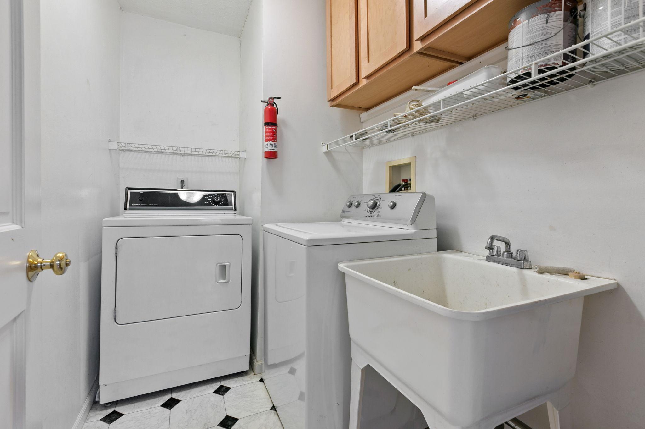 Main level Laundry.