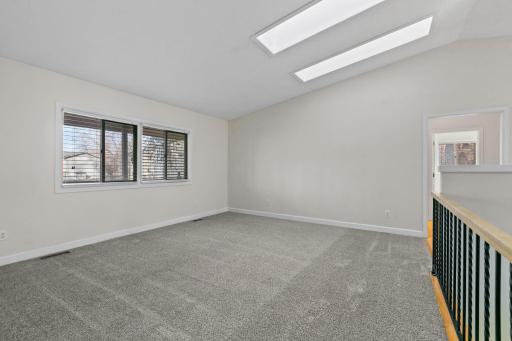 Tons of natural light with two skylights!