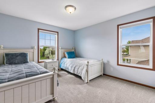 This is the third bedroom on the upper level.