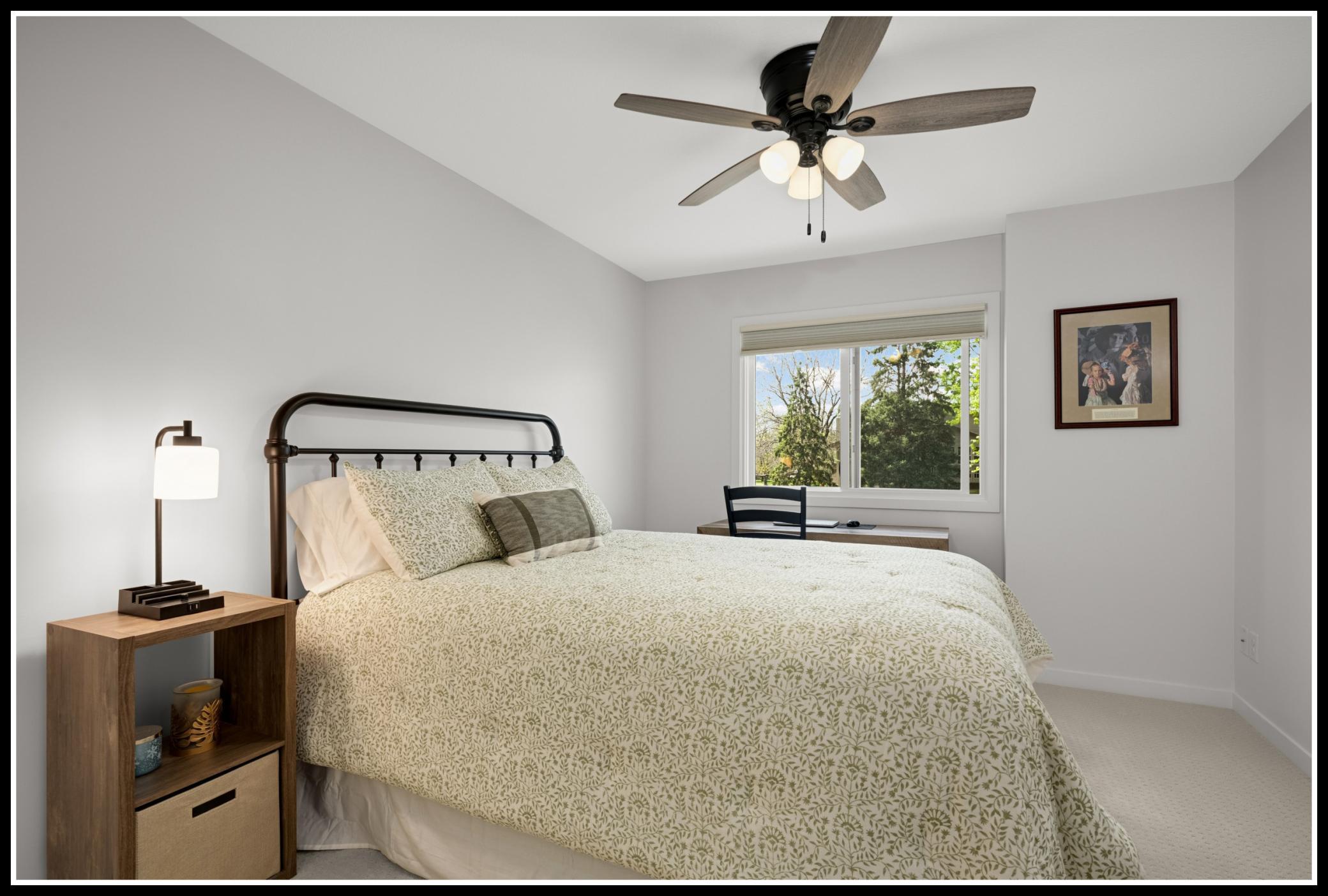 Second bedroom on the upper level