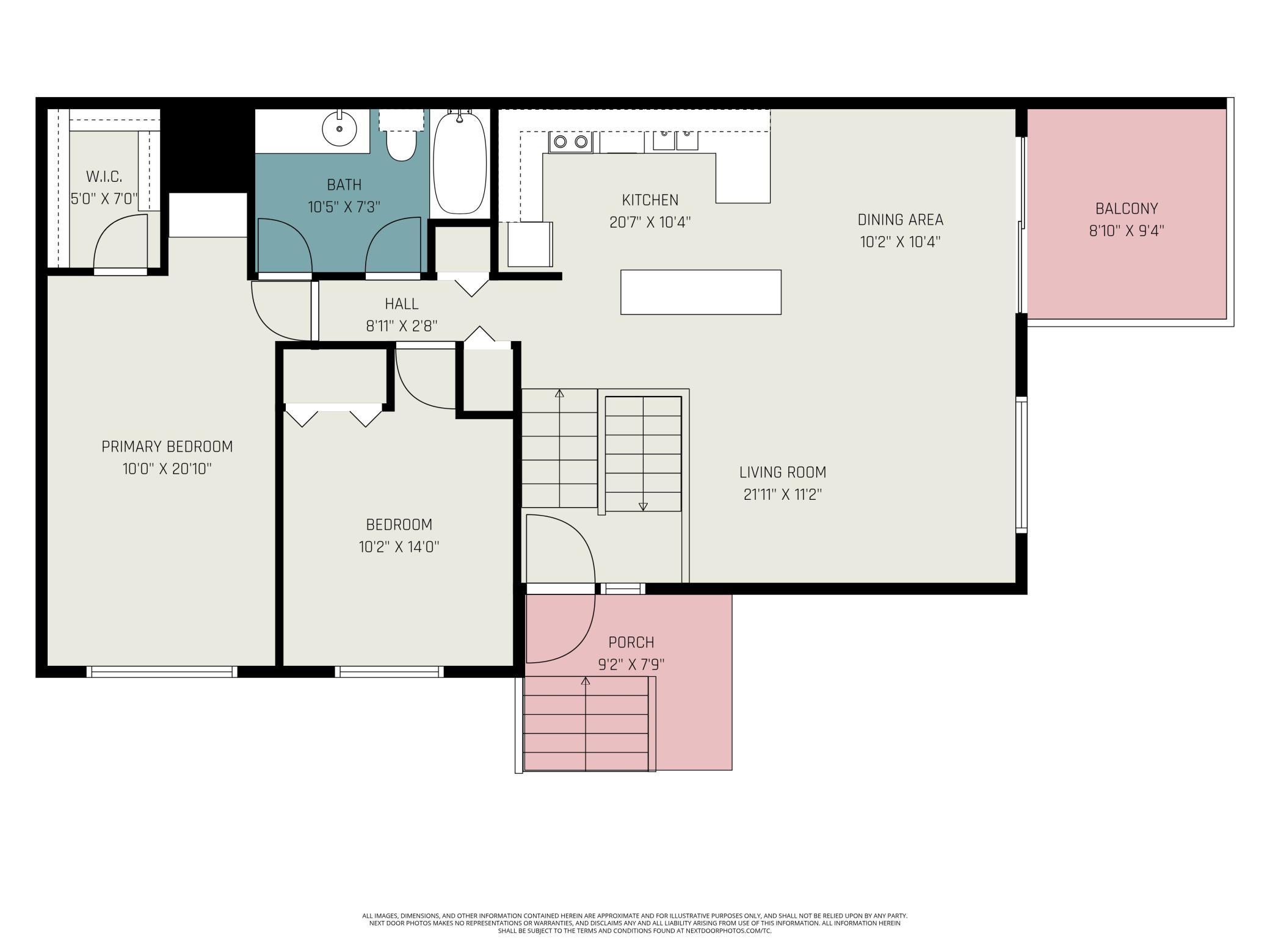 Main level floor plan