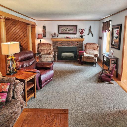 Gas Fireplace in Living Area