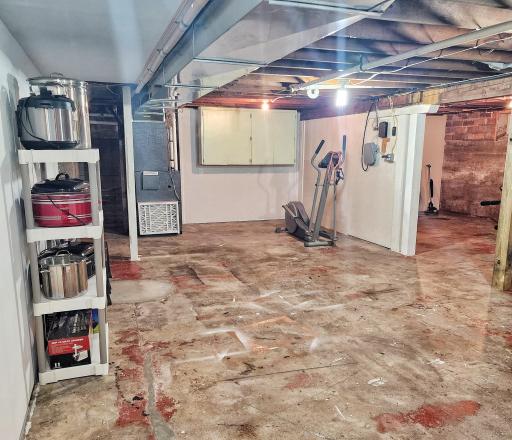 Unfinished basement