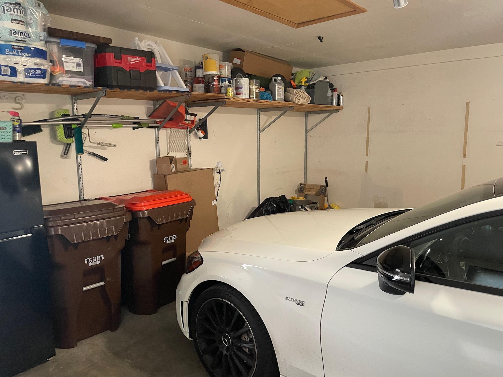 Sheetrocked Garage walls