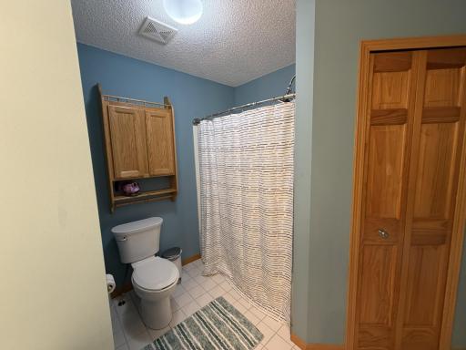 Main Full Bath, Ceramic Floors, Towel Closet inside.