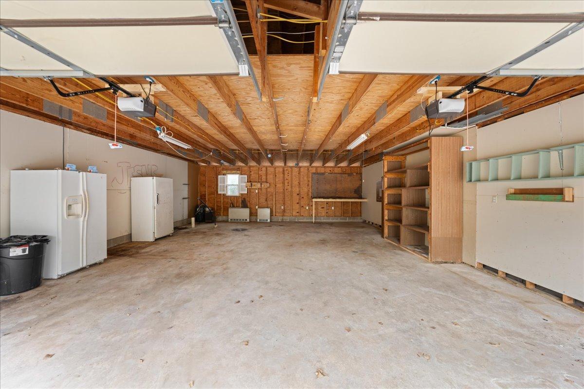 Two tiered garage!