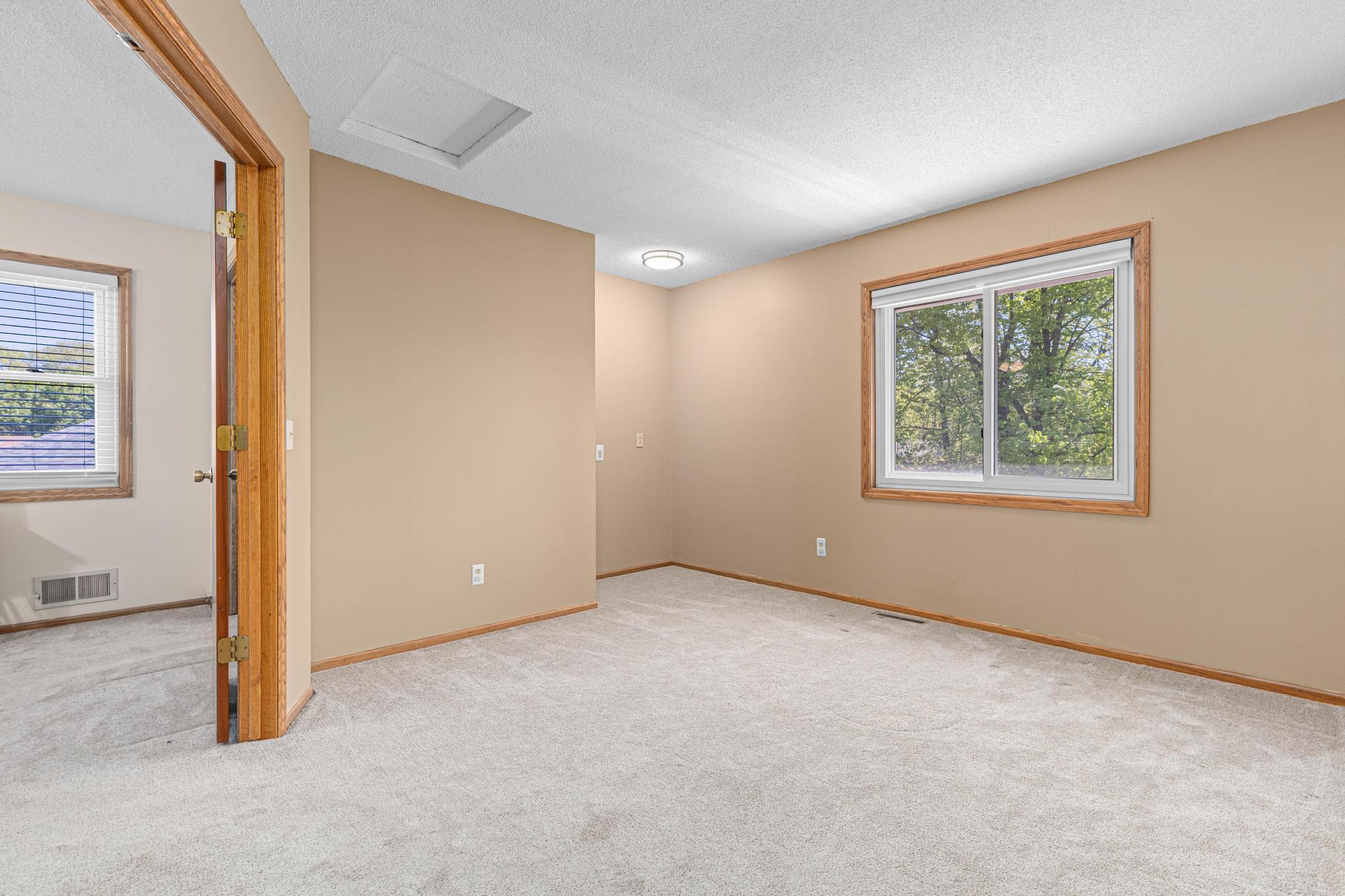 Loft area at the top of stairs