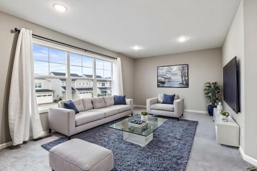 Virtually staged for another decorating option.
