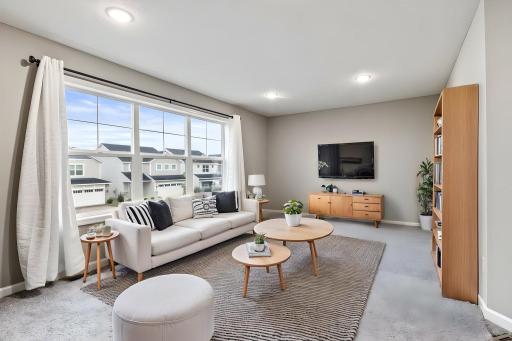 Virtually staged for another decorating option.