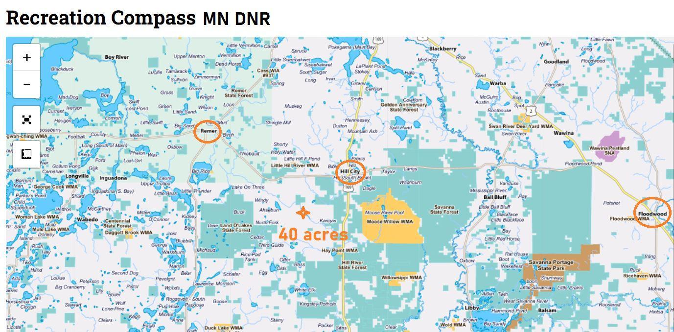 40 acres Swatara Recreation Compass MN DNR.JPG
