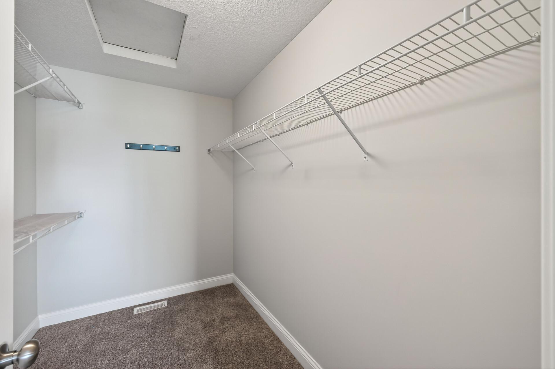 Owner's Bedroom walk-in closet.