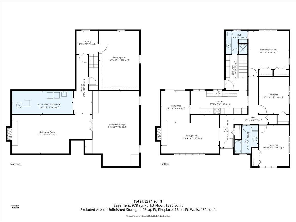 Floorplans Side by Side