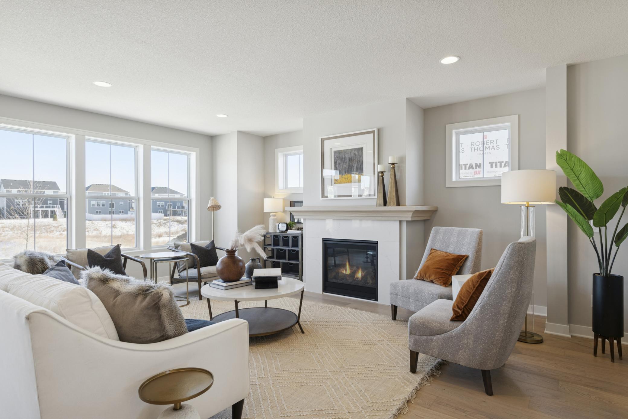 Photos of a previously build Model Home.