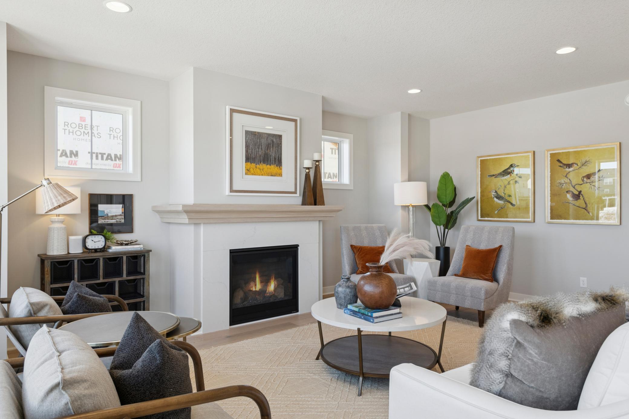 Photos of a previously build Model Home.
