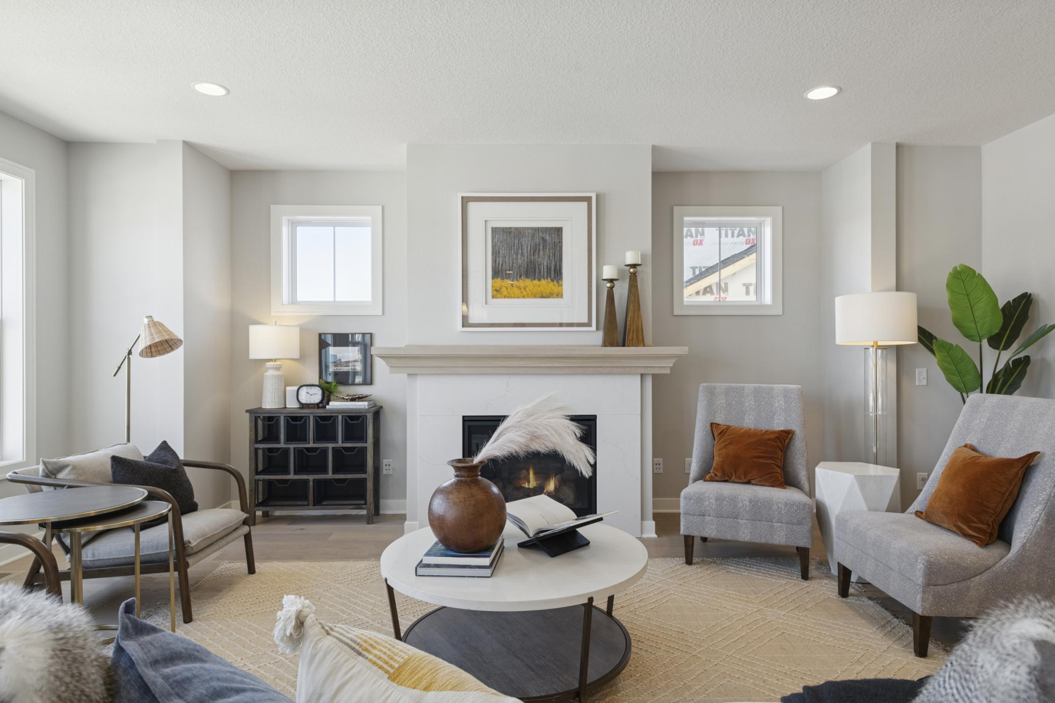 Photos of a previously build Model Home.