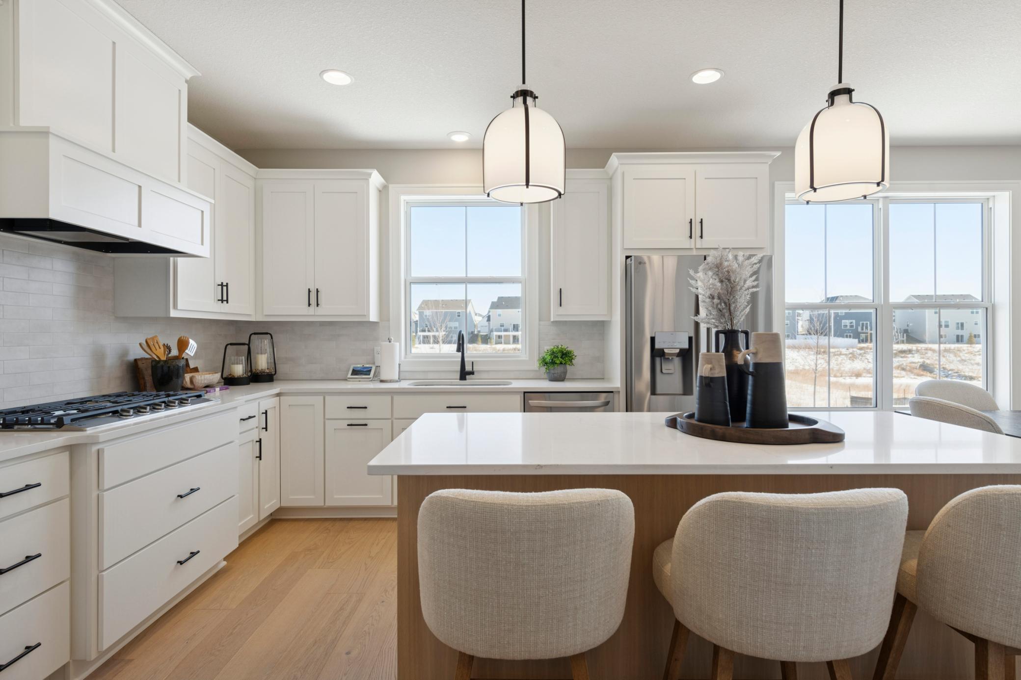 Photos of a previously build Model Home.