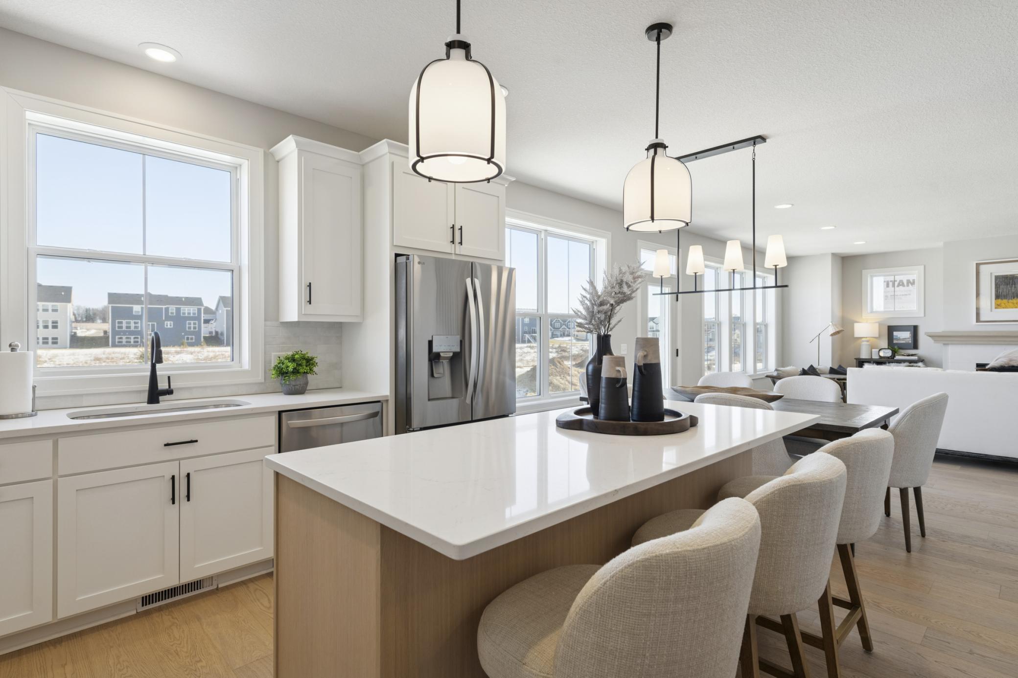 Photos of a previously build Model Home.