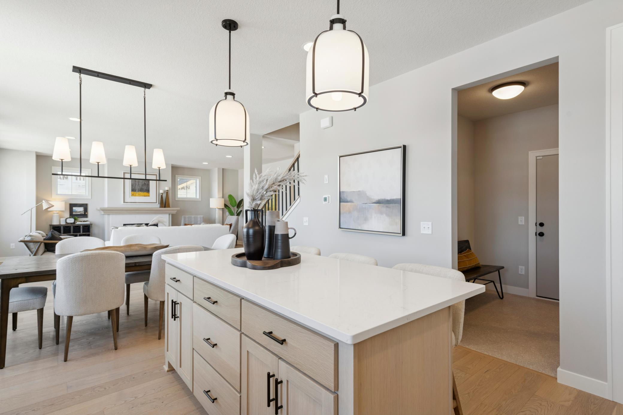 Photos of a previously build Model Home.