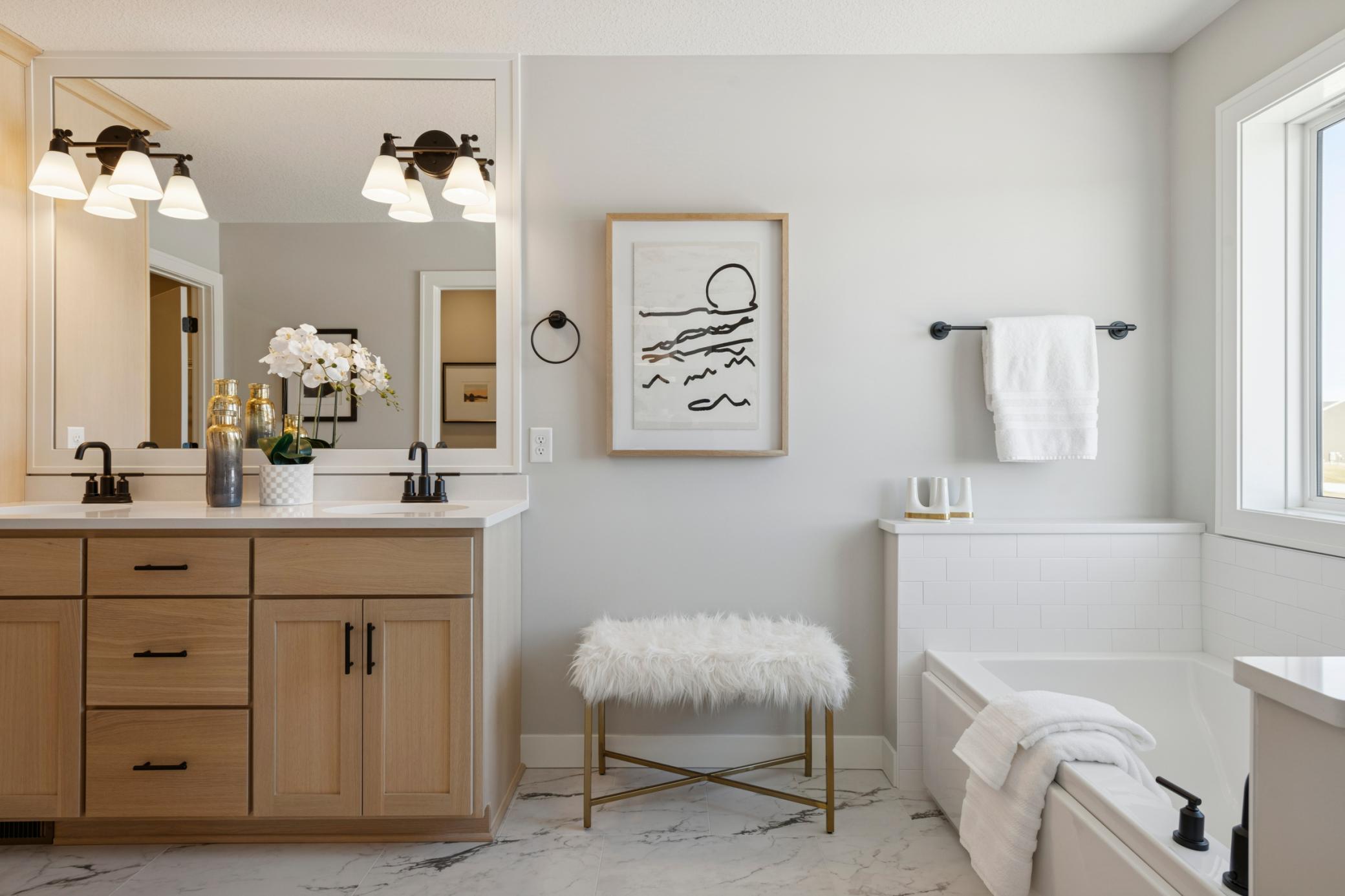 Photos of a previously build Model Home.