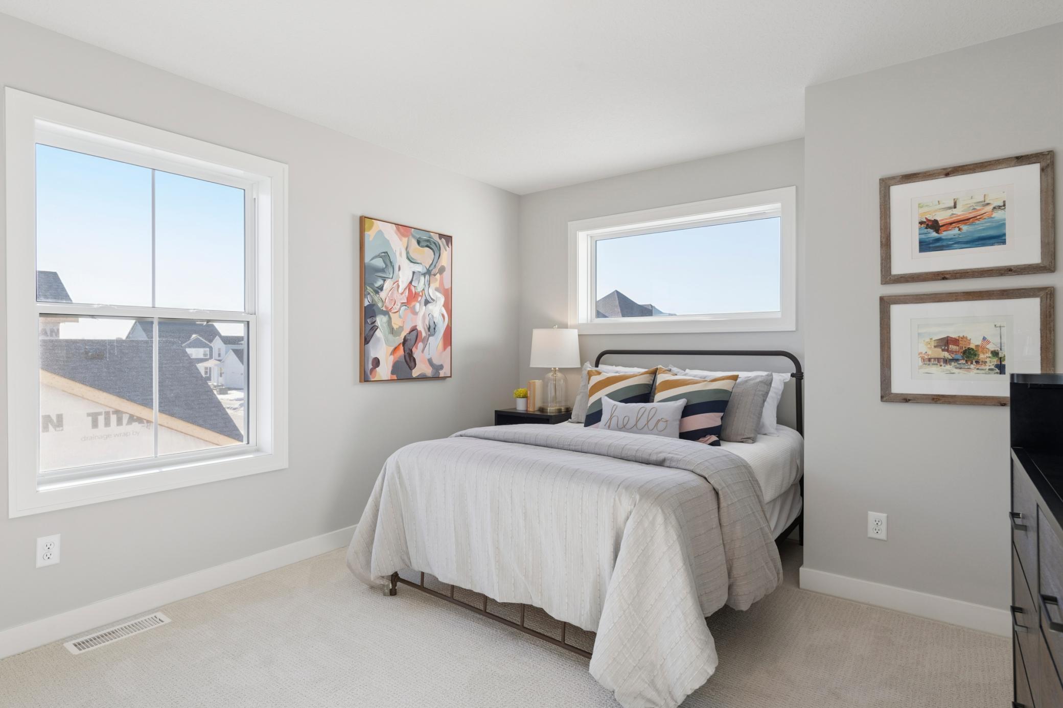 Photos of a previously build Model Home.