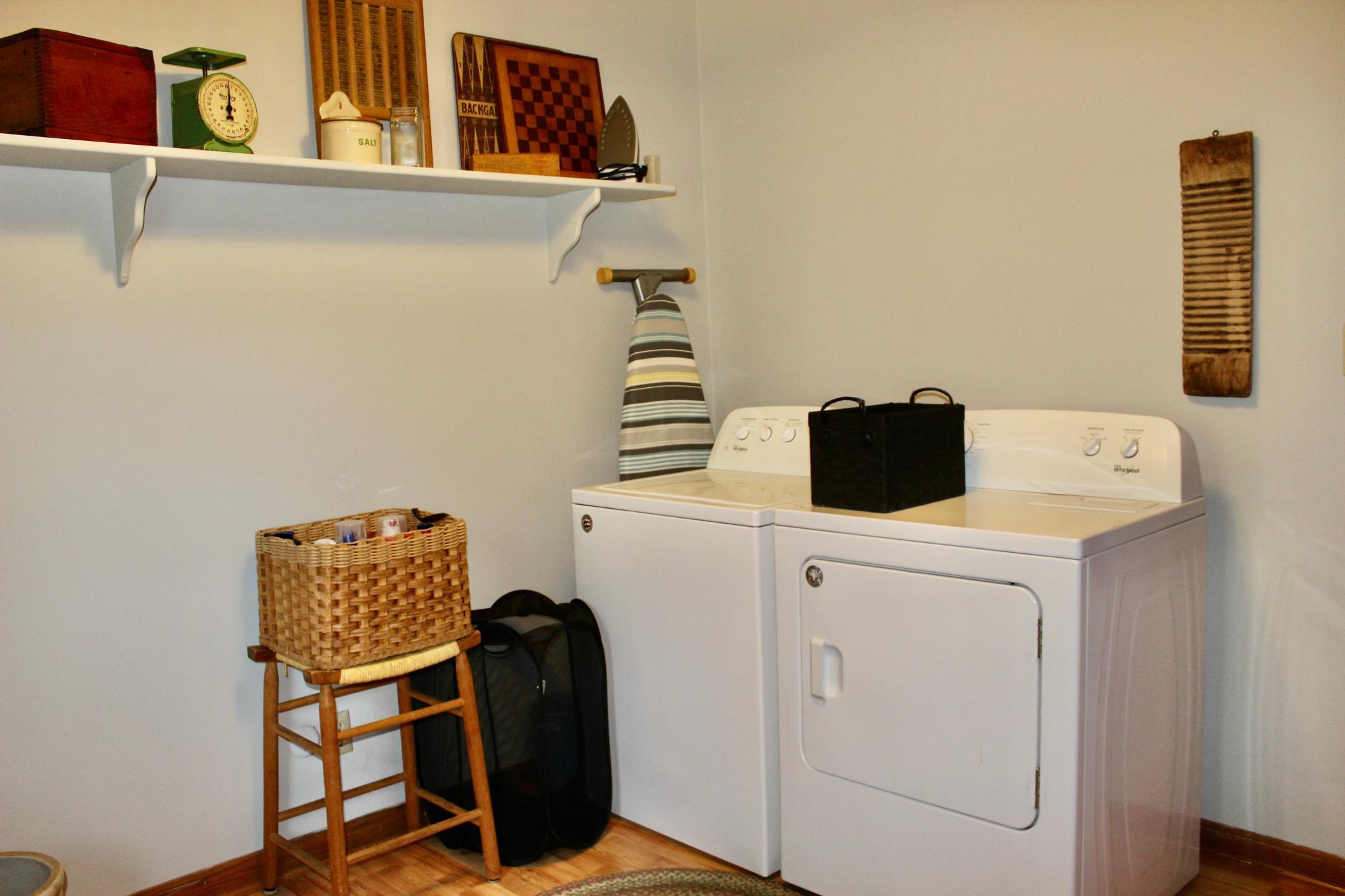 Option to move laundry back to basement