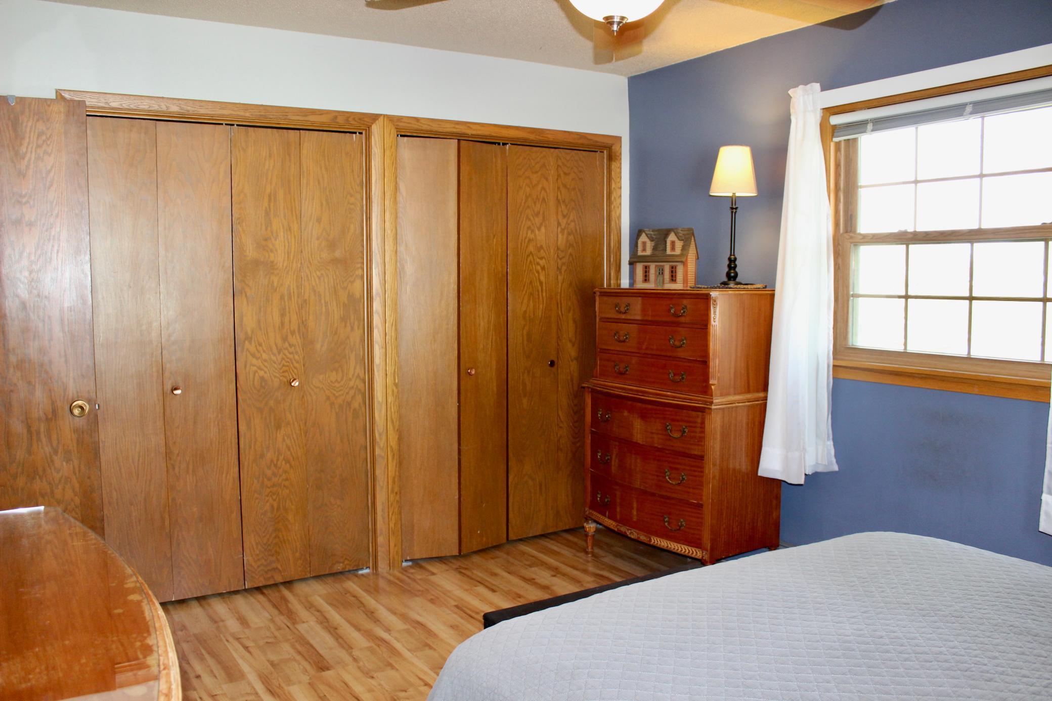 Primary Bedroom w/Double Closets