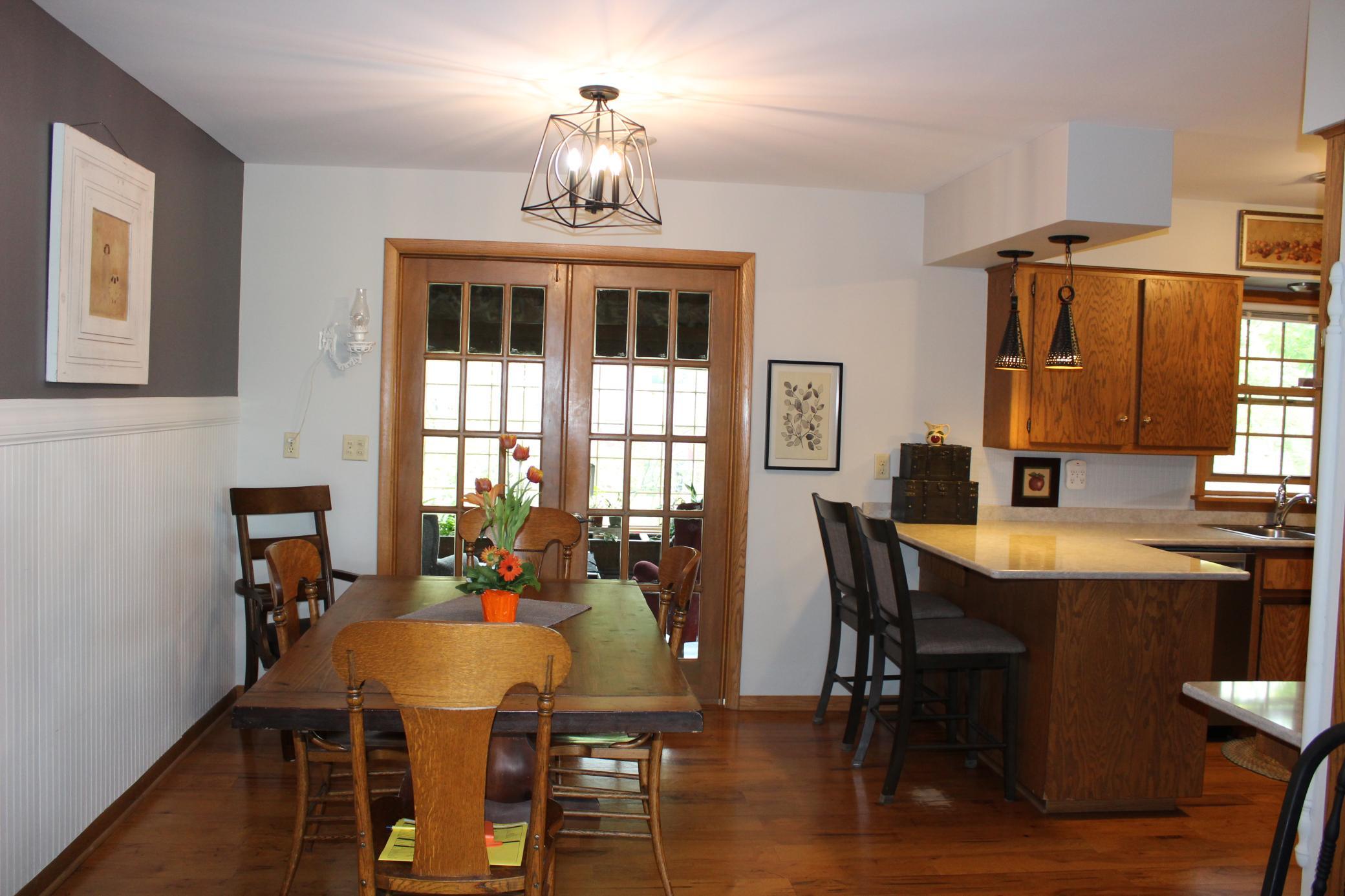 Dining Room / French Doors leading to Sunroom