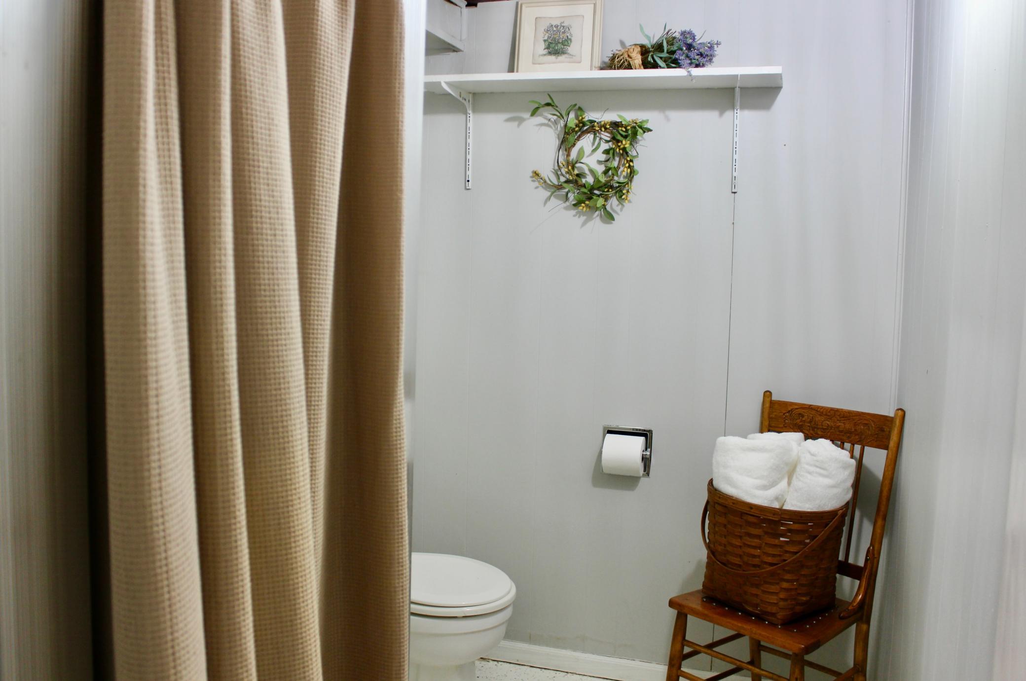 Bathroom in basement