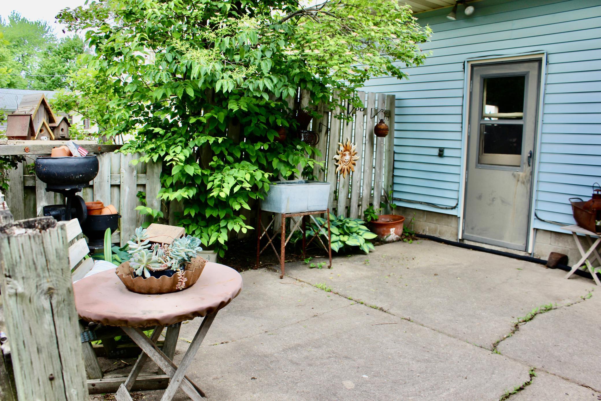 Private Back Patio