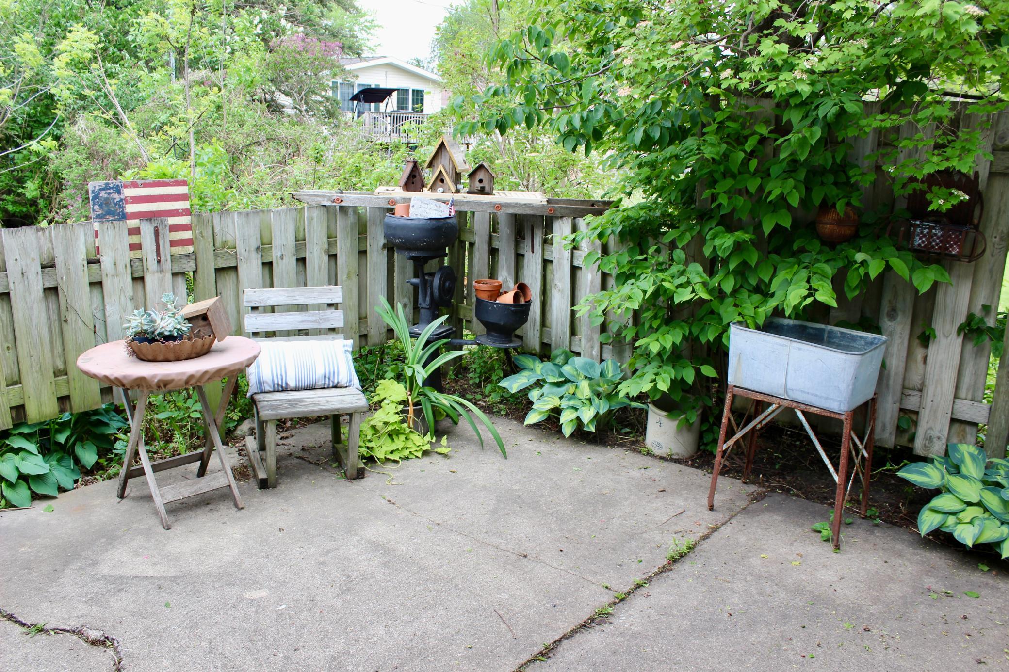 Private Back Patio