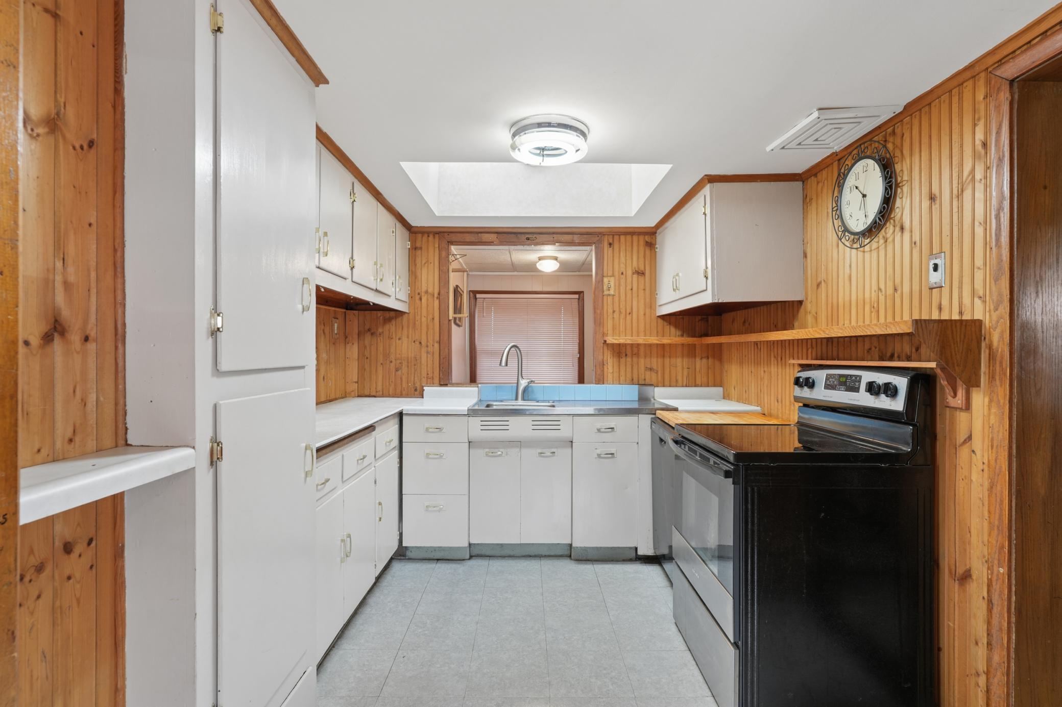 The Kitchen Has a Cool Skylight!