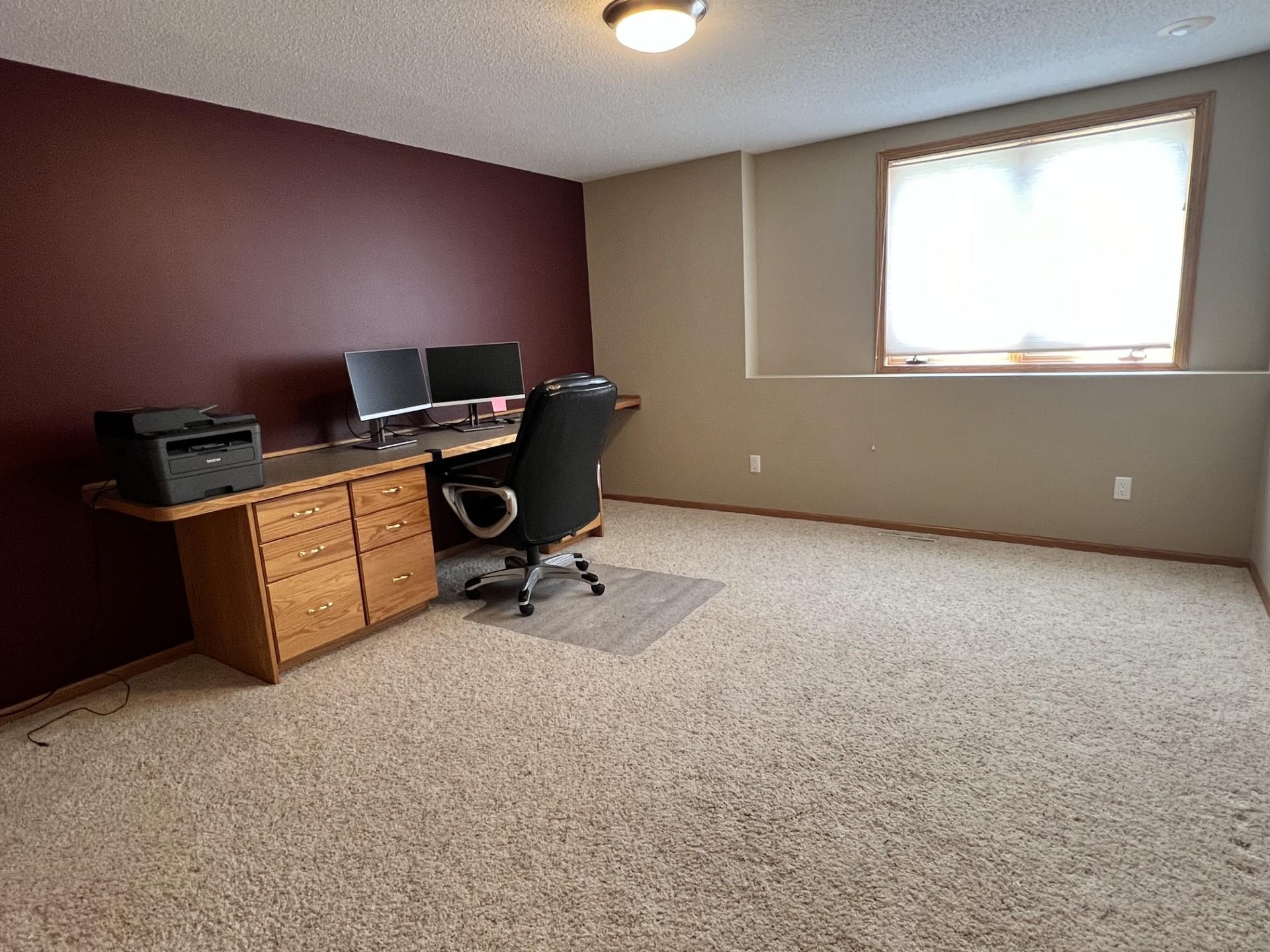Huge office - lower level (Potential 5th bedroom)