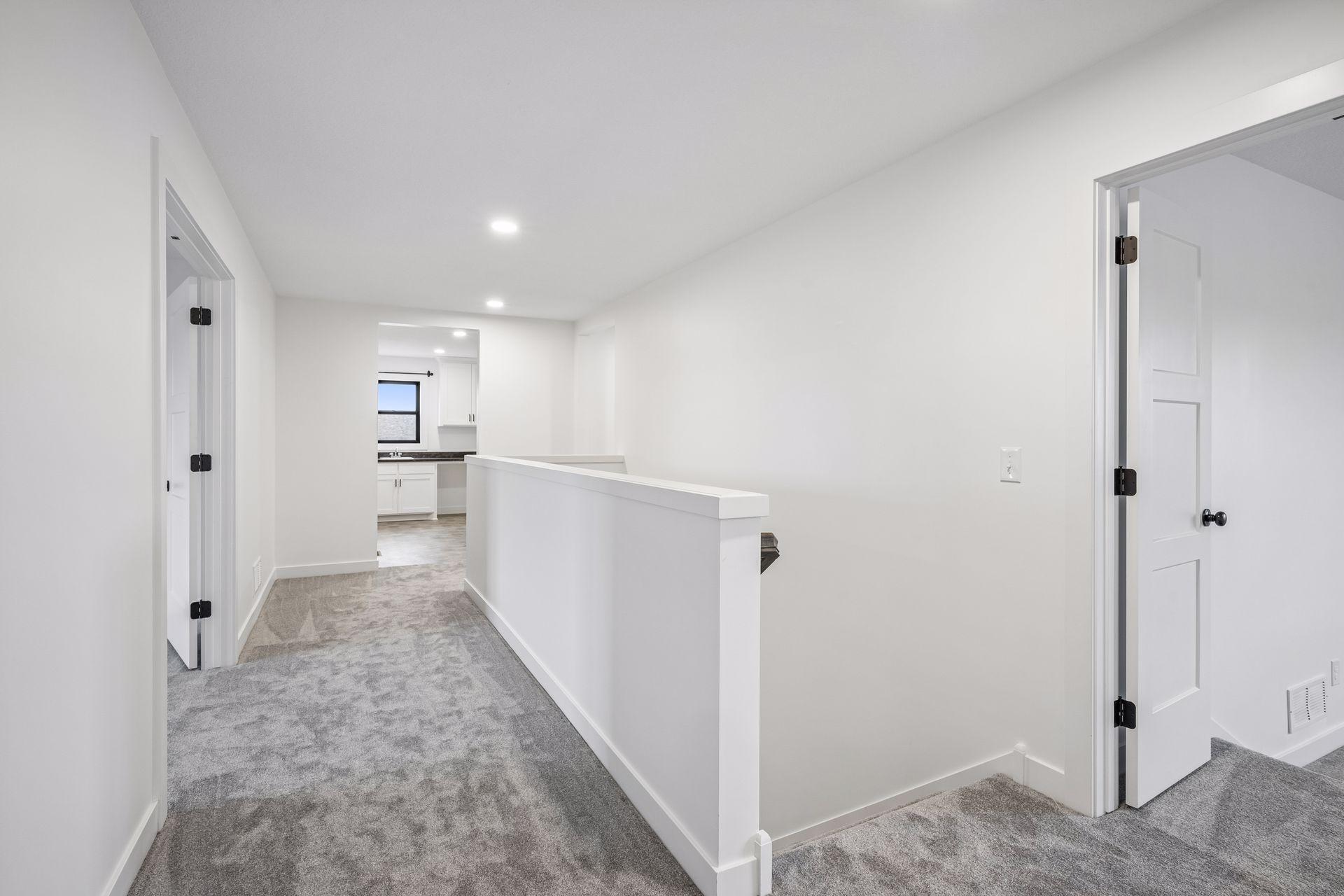 Upper level landing
